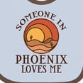 thumbnail image 4 of Inktastic Someone in Phoenix Loves Me Boys or Girls Baby Bib, 4 of 4