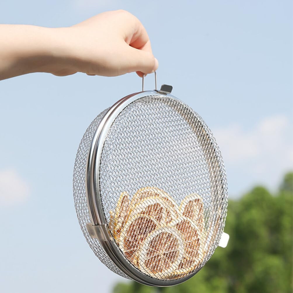ABPETE Mesh Dishwasher Basket,Silverware & Small Parts Organizer with Drain Holes, Universal Fit for Top/Bottom Rack