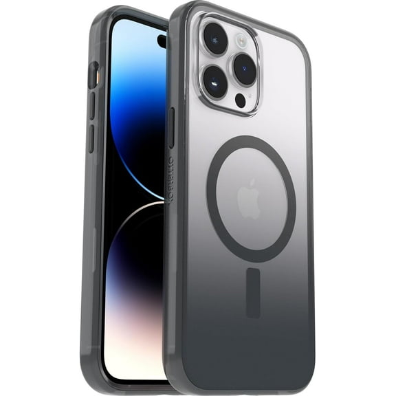 OtterBox - Clear iPhone 14 Pro Max Case (ONLY) - Made for Apple MagSafe, Scratch-Resistant Protective Phone Case, Sleek & Pocket-Friendly Profile (Obsidian)