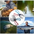 thumbnail image 3 of NOGIS 2 Packs 2/3 Claw Fish Gripper, Metal Fishing Pliers Gripper Catch Fish Control Clamp, Three Teeth Fishing Pliers Control Forceps Fishing Accessories for Most Freshwater Fish Tackle Holder, 3 of 8