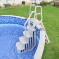thumbnail image 4 of Main Access 48 to 54 Inch Above Ground Pool Ladder Step Entry System, Taupe, 4 of 9