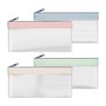 thumbnail image 1 of 4 Pieces Money Bags with Zipper, Cash Envelopes,Money Pouch, Bank Bag, 1 of 5