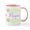 White/Pink Inside, variant on CafePress - Happy Easter IT Mug - 11 oz Ceramic Mug - Novelty Coffee Tea Cup