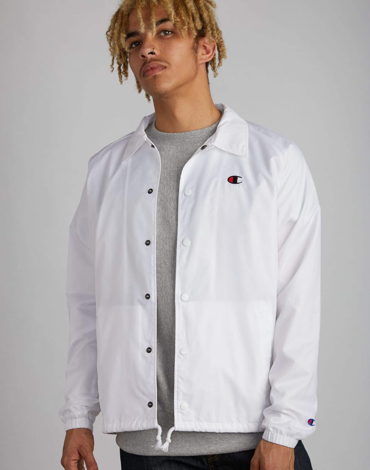 Champion Men's Coaches Jacket West Breaker Edition, navy, 2X Champion Men's Coaches Jacket West Breaker Edition, navy, 2X