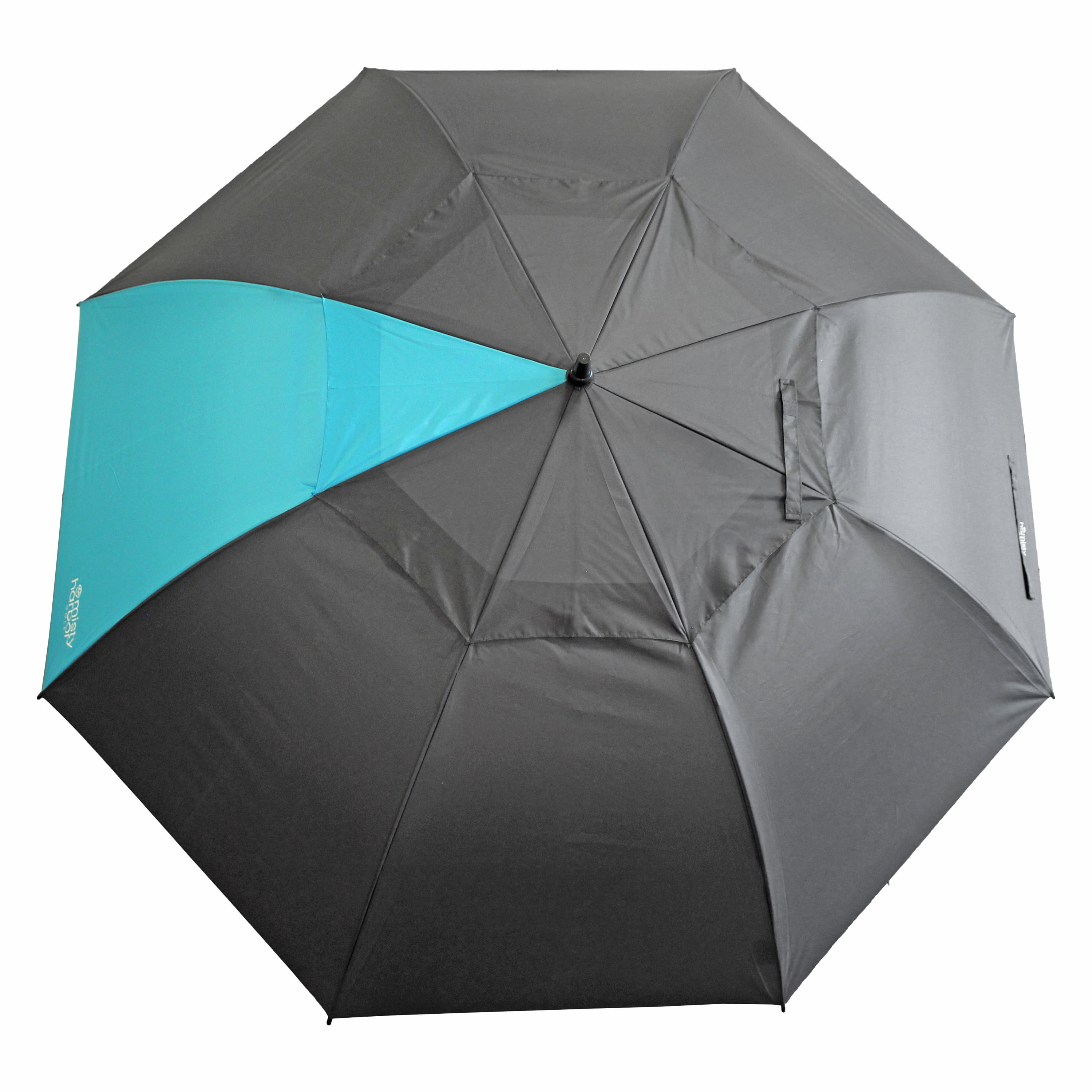 Misty Harbor 72 Inch Golf Umbrella, Blue and Grey