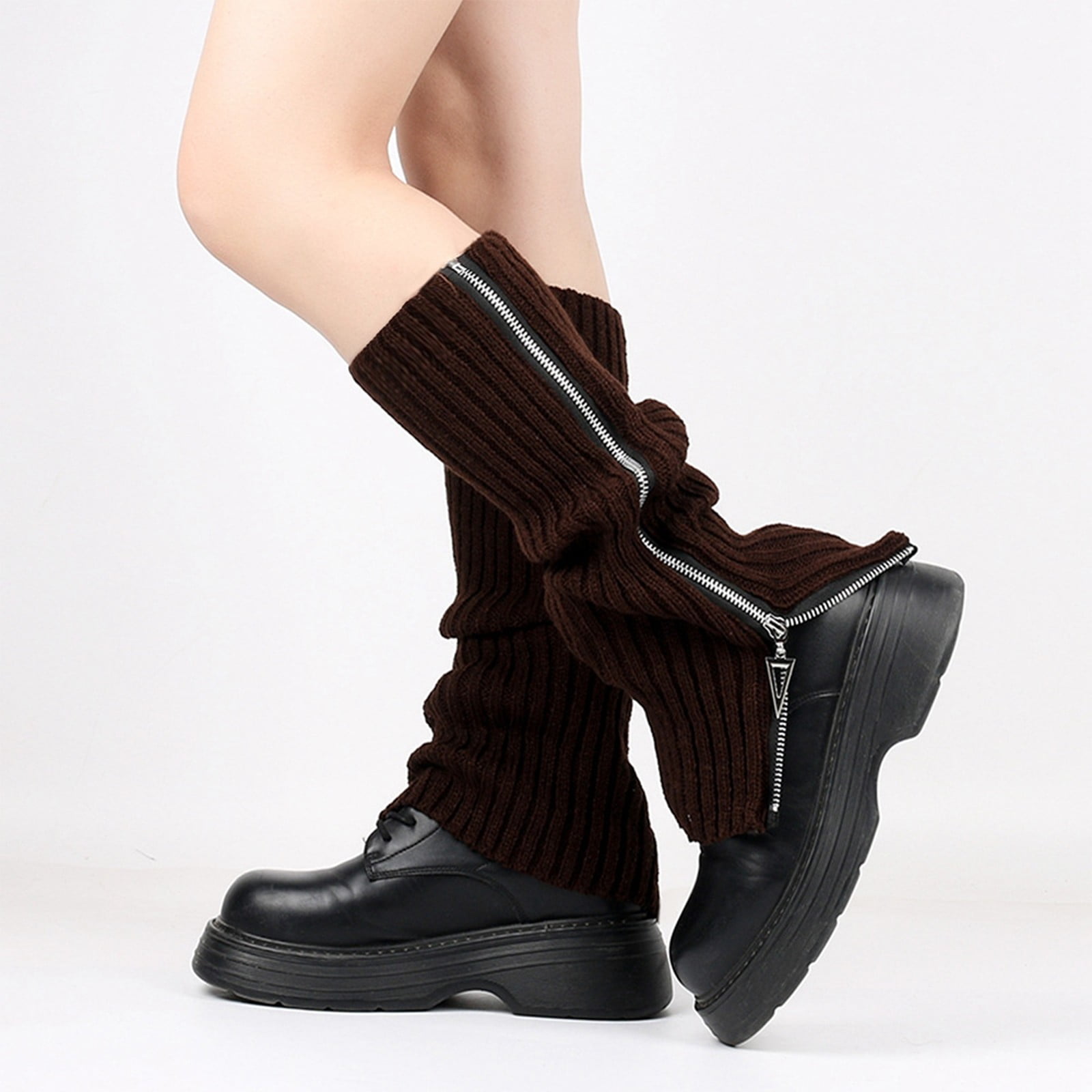 【COLOR iN ID】knit warmer middle boots 6d24ee76-c88d-45f8-839d-