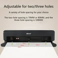 thumbnail image 2 of Milue Desktop 3 Hole Puncher 40 Sheets Capacity Adjustable with Positioning Ruler, 2 of 9