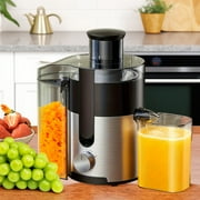 Juicer Machine with 3" Wide Mouth - 3-Speed Centrifugal Juicer Extractor for Fruits and Vegetables, Multi-Function Juice Blender Mixer Food Processor, Easy Clean Detachable, High Juice Yield Fast Jui