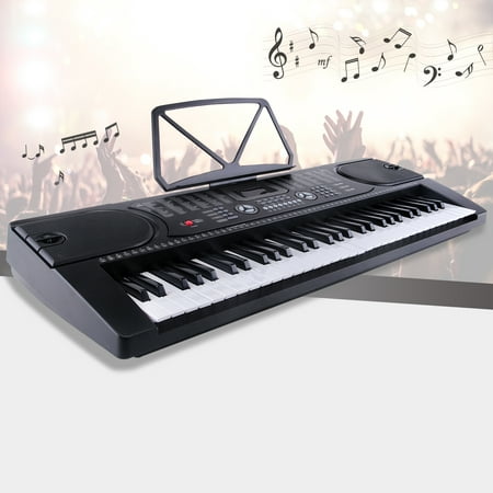 Uenjoy 61 Key Music Electronic Keyboard Electric Digital Piano Organ w/Power Supply /Microphone, (Best Piano Keyboard App For Android)