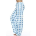 thumbnail image 4 of LYXSSBYX Pajamas Pants for Women Fashion Women Plaid Print Sports Casual Home Pants Loose Sweatpants, 4 of 5