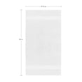 thumbnail image 2 of FBTS Prime Cotton Bath Sheets Towels 15x28 inch Extra Soft, Solid White, 2 per Pack, 2 of 6