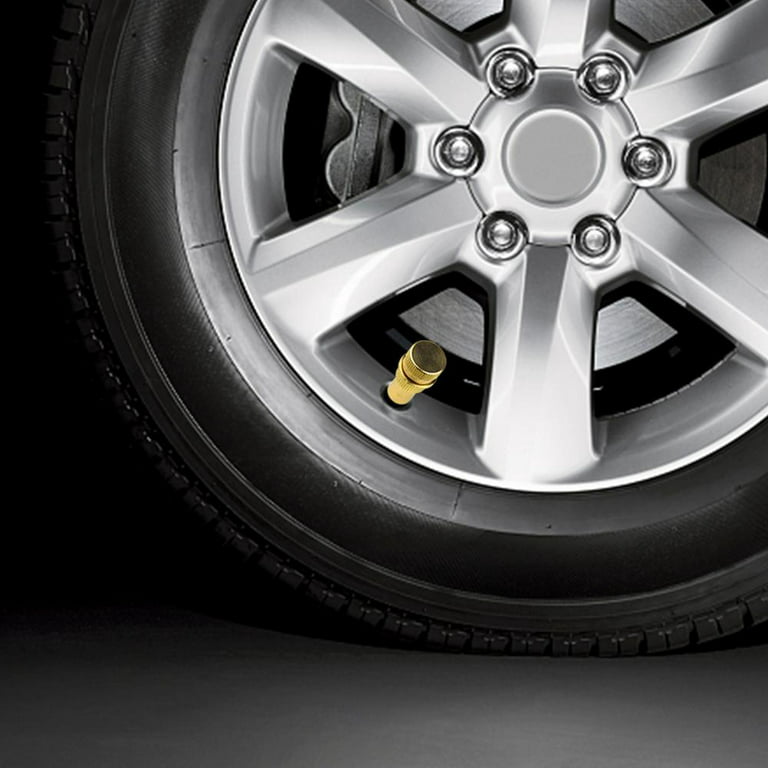 4Pcs Offroad Brass Tire Deflators Kit 6-30 PSI Car Tire Deflators Kit  Convenient