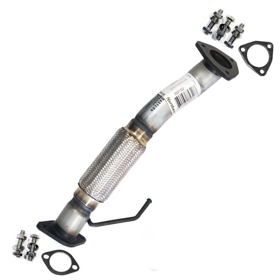 Stainless Steel Exhaust Front Flex Pipe Fits 2005-2006 & 2008 Tribute | 2005-2008 Escape | 2005-2007 Mariner 2.3L - Direct Fit