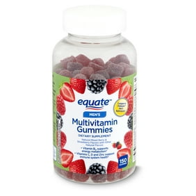 Equate Men's Multivitamin Gummies Dietary Supplement, 150 count