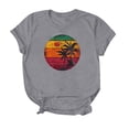 thumbnail image 5 of Camiseta suelta con estampado elegante para mujer Blusa de manga corta con cuello redondo Tops casuales OAVQHLG3B Store lin121212, 5 of 5