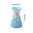 thumbnail image 3 of Unique Faux Weave Decorative Vase Modern Plastic Floral Vase For Home Wedding Table Centerpiece Shelf Display Minimalist Decorative Accent For Living Room Bedroom Office Stylish Gift, 3 of 6