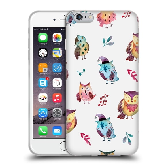 Head Case Designs Officially Licensed Haroulita Animals Owl Soft Gel Case Compatible with Apple iPhone 6 Plus / iPhone 6s Plus