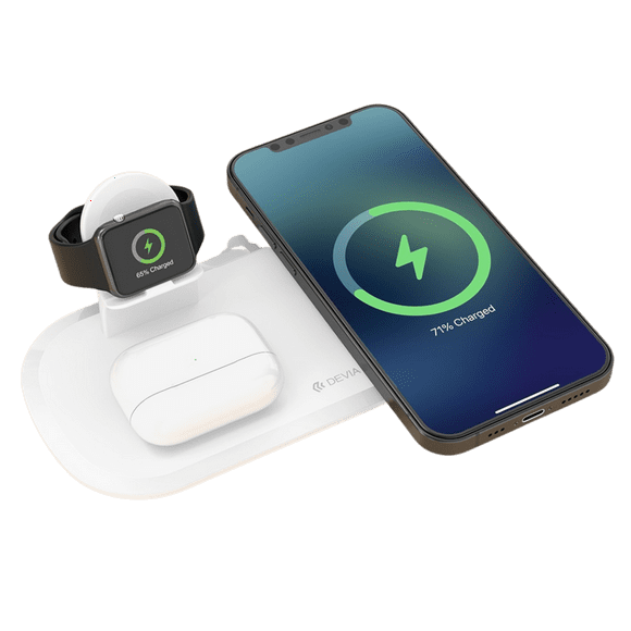 Devia Desktop Wireless Charger 3 IN 1