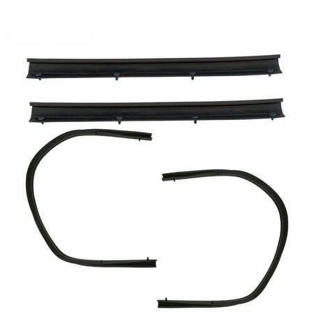 

Lower Door Weatherstrip Seal Set of 4 Front & Rear For Ford