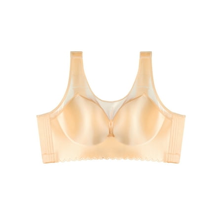 

Unique Bargains Women s Plus Size Tube Seamless Original Wirefree Support Bra