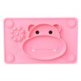 thumbnail image 2 of Calf Childrens Silicone Dinner Plate Infant Non-Slip Suction Cup Bowl Baby Cartoon Complementary Food Divided Tableware, 2 of 9