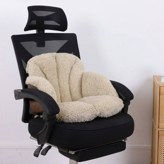 Soft Plush Seat Cushion - Comfy Floor Pillow for Gaming Chair Office Desk Chair Home Chair Car Seat