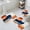 Blue, variant on Navy Blue Burnt Orange Bath Mat 3 Piece Bathroom Rug Set, Modern Retro Geometric Boho Non Slip Bath Rug Contour Mat and Toilet Lid Cover, Absorbent Shower Mats Soft Bath Rugs and Mats Sets