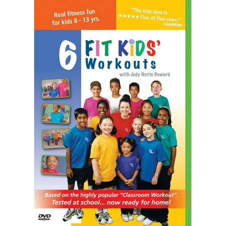 6 Kids Fitness Workouts Fit Kids (DVD)