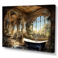 thumbnail image 2 of Designart "Luxurious Golden Bathroom II" Bath & Laundry Wall Decor, 2 of 5