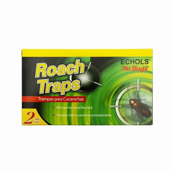DDI 2382000 Roach Glue Traps - 2 Count - Case of 36
