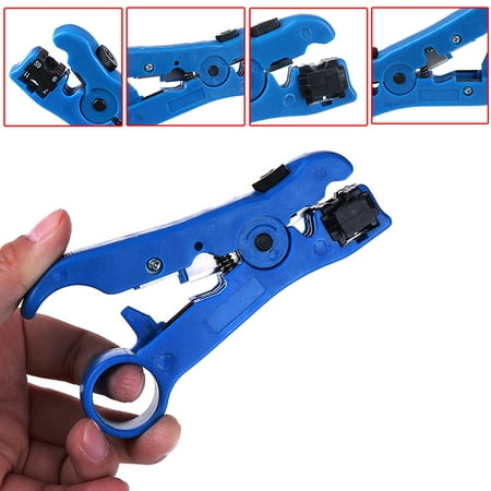

Coaxial cable wire cutter stripping tool cat 5 rg 59/6 rg 7/11 stripper tool