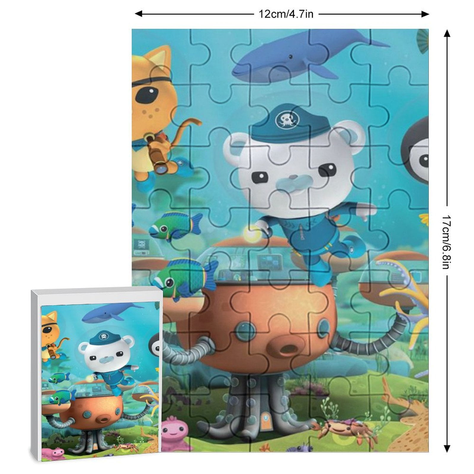 ●THA WESTRONAUTS The Octonauts Jigsaw Puzzle, Wood Puzzles Adult, 200 PCS Jigsaw