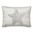 thumbnail image 2 of Creative Products Starfish Watercolor Gray 14x20 Spun Poly Pillow, 2 of 3