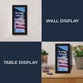 thumbnail image 3 of Be Strong and Courageous, Biblical Military Gift, American Flag Picture Frame, 7350B, 3 of 6
