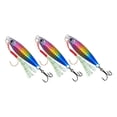 thumbnail image 2 of 3x Señuelos de Pesca, señuelos Jigging, señuelos duros de agua dulce, señuelo de hundimiento simulado, aparejos de pesca, cebos de pesca, plantillas Vistoso, 2 of 8