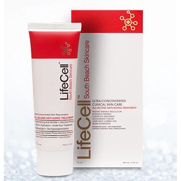 LifeCell Crème de Soin Anti-âge et Anti-Rides pour la Peau 2,54 Oz Neuve en Boîte 75 ml