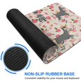 thumbnail image 6 of Long Mouse Pads for Desk,Schnauzer Dog and Flower Floral Desk Mats on Top Of Desks, Desk Mouse Pad Extra Large with 3mm Non-Slip Base and Stitched Edge for Gaming,Office,Work,Home 31.5"x15.7", 6 of 6