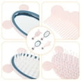 thumbnail image 3 of 1 Set Massage Hair Brush Small Hair Brush Portable Detangling Comb Handheld Mirror for Toddler, 3 of 5