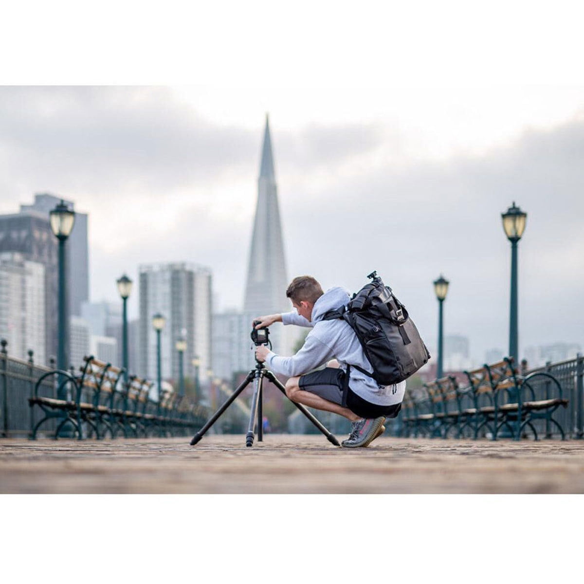 Slik PRO CF-933 3-Section Carbon Fiber Tripod