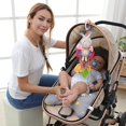 thumbnail image 1 of Plush Toy Cartoon Animal Teether Hanging Ornament for Bed Stroller AN88 heqiyong toy, 1 of 2