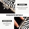 thumbnail image 4 of Haosy Black White Zebra Stripe Notebooks 1-subject Journal 60 Sheets A5 College Ruled Paper Detachable Ring 8.3"x5.7", 4 of 8