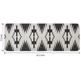 thumbnail image 7 of Black Geometric Triangle Arrow Pattern Kitchen Rug Mat,Kitchen Runner Rugs Non Skid Washable,Decorative Kitchen Floor Mats for Kitchen,Sink,Laundry,17"x47.2", 7 of 7