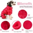 thumbnail image 4 of UOSIA Dog Coat, Waterproof Dog Jacket, Fullbody Dogs Winter Coat, Puppy Puffer Jacket, 4 of 7