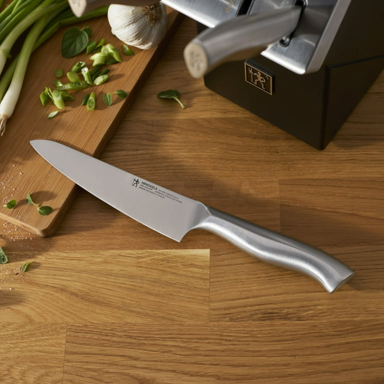 Henckels Silver Essentials 7 Piece Self-Sharpening Knife Block Set