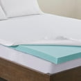 thumbnail image 4 of Gracie Mills Arroyo 2-inch Gel Memory Foam Mattress Topper with Moisture-Wicking Cover - GRACE-6259, 4 of 4