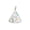 White, variant on Darzheoy Triangle Pot Holder Cover, 2-in-1 Heat-Resistant Pot Lid Handle Grip with Hanging Loop, Cotton, Polyester for Cast Iron, Casserole, Kitchen, Cooking, Baking, Oven