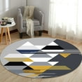 thumbnail image 4 of Area Rugs Clearance, Non-slip Round Mat Area Rugs Pads, Rug Rotray Chair Mat For Bedroom Decor Kitchen Couch Home Decor, 4 of 8