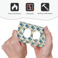 thumbnail image 4 of Balery Vintage Blue Flowers for Duplex Wall Plates Kit, Electrical Outlet Covers, Standard Size 1-Gang 5.0" x3.0", Electric Receptacle Plug Covers-Style S, 4 of 6