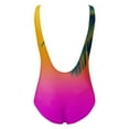 thumbnail image 3 of Aayomet Plus Size Swimwear Ruched Tummy Control Bathing Suit Front Crisscross Back Self Tie,Purple S, 3 of 4