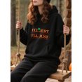 thumbnail image 3 of Bold Festive Thanksgiving Hoodie for Men Women, Funny Turkey Graphic Pullover Hooded Sweatshirt, Cozy Cotton Poly Blend, Holiday Fall Outfit, 3 of 5